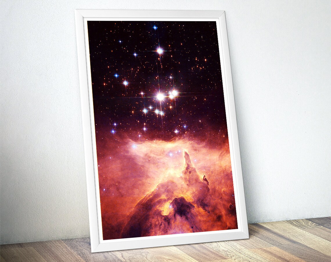 Hubble Stars Galaxy Print, Outer Space Decor - Image 4
