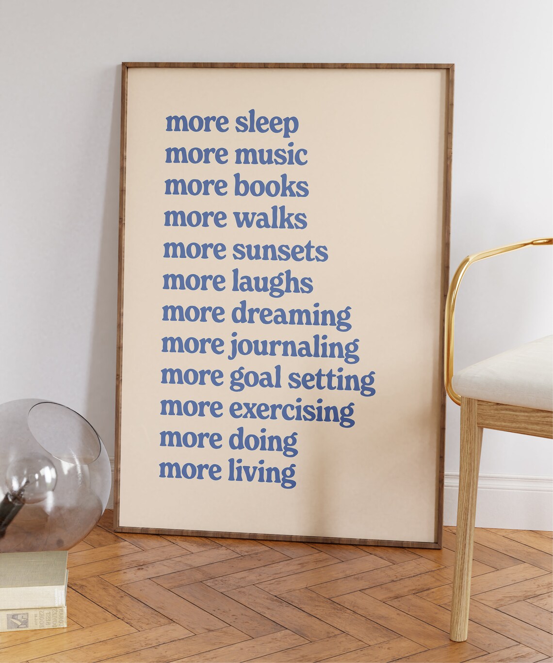 Self Care Positive Habits Retro Quote Poster - Image 4
