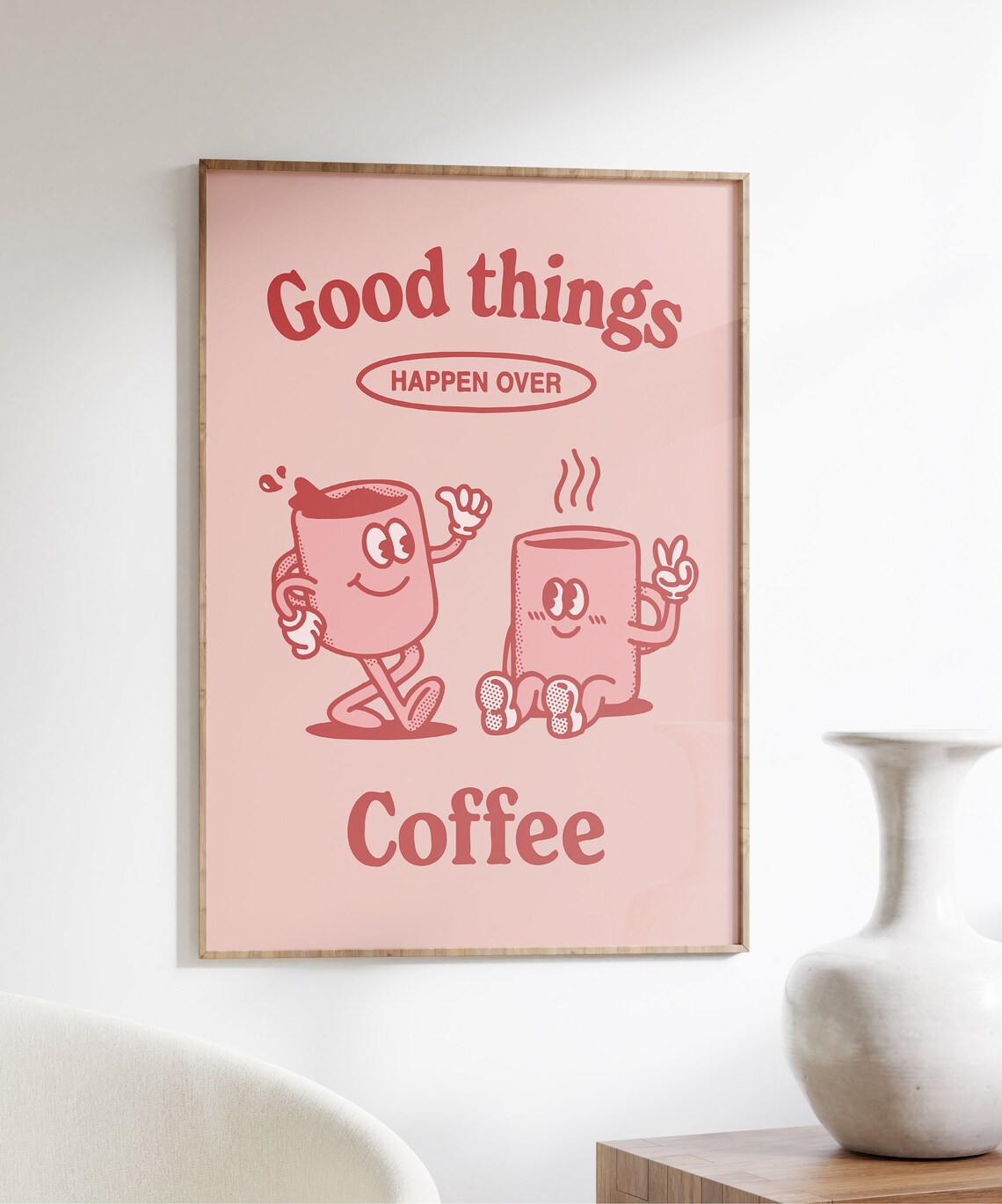 Kitchen Quote Print, Retro Drink Wall Art - Image 4