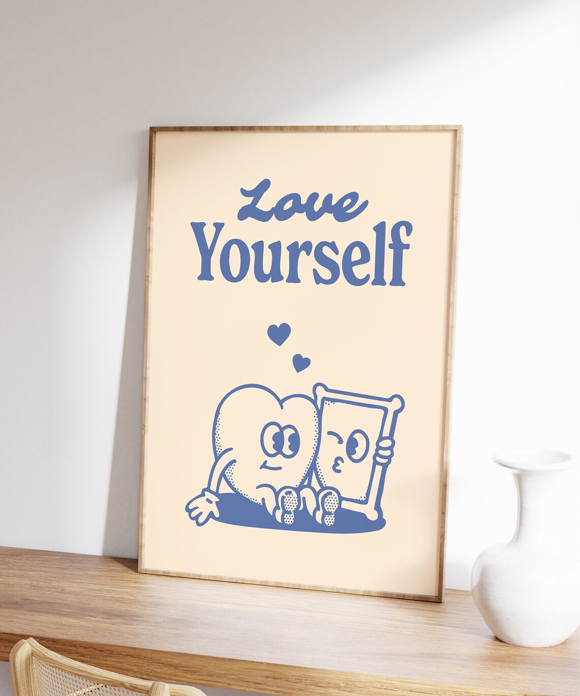 Love Yourself Retro Quote Art Print - Image 7
