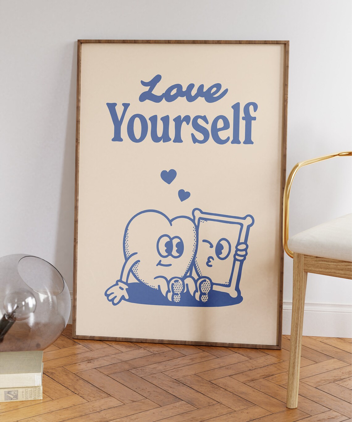 Love Yourself Retro Quote Art Print - Image 6