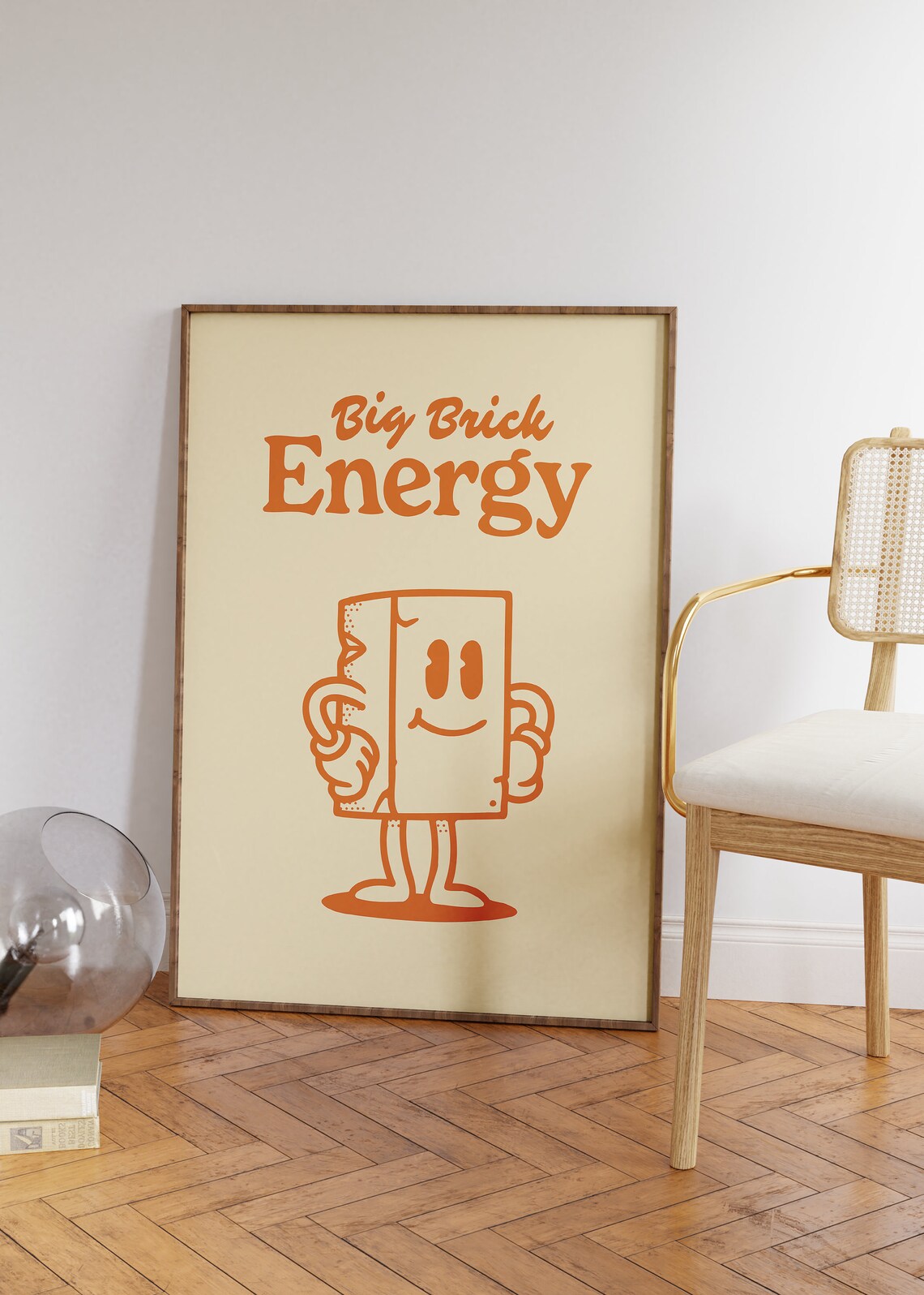 Big Brick Energy Vintage Motivational Quote Print - Image 7