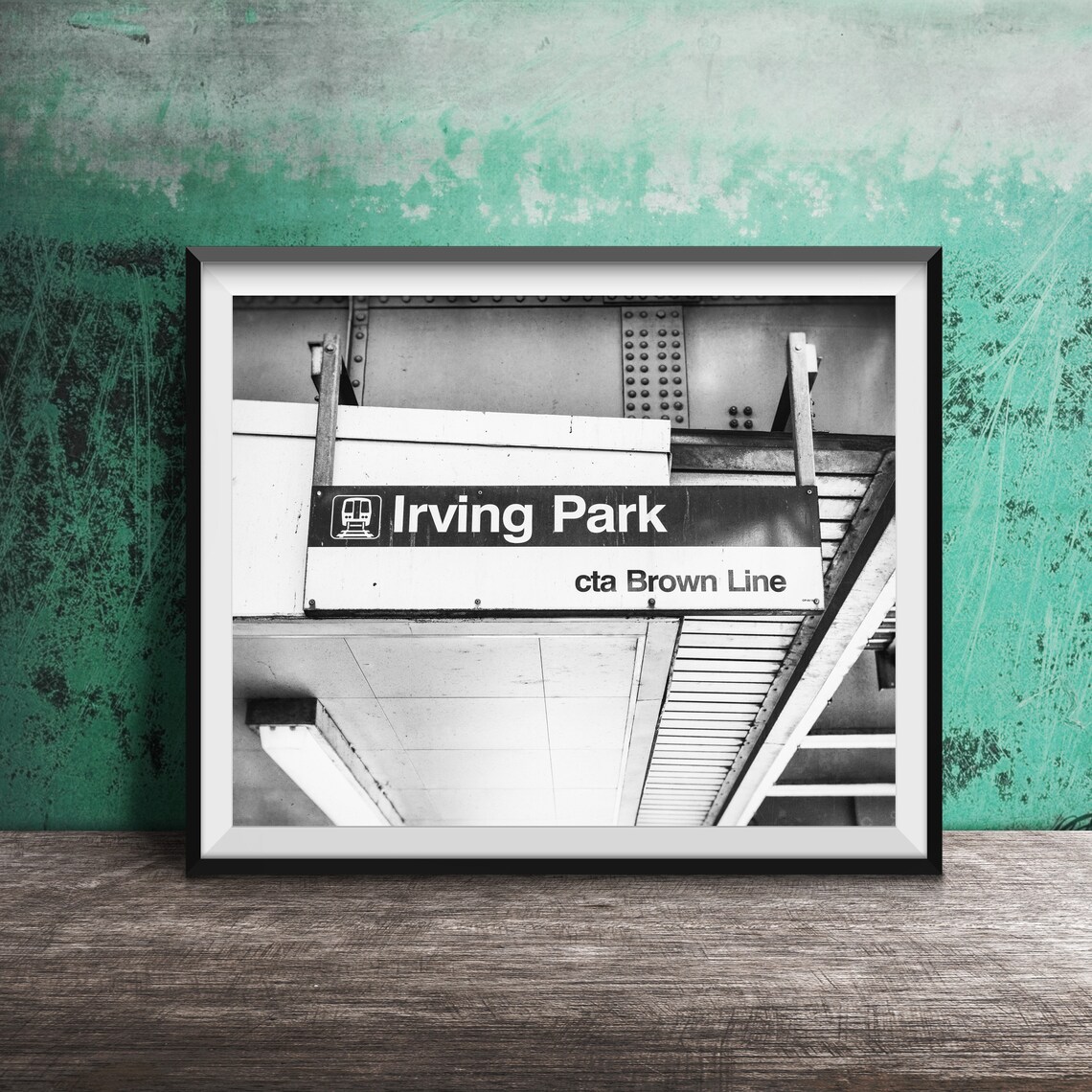 Irving Park CTA Brown Line Chicago Station Sign Photography Poster - Image 2