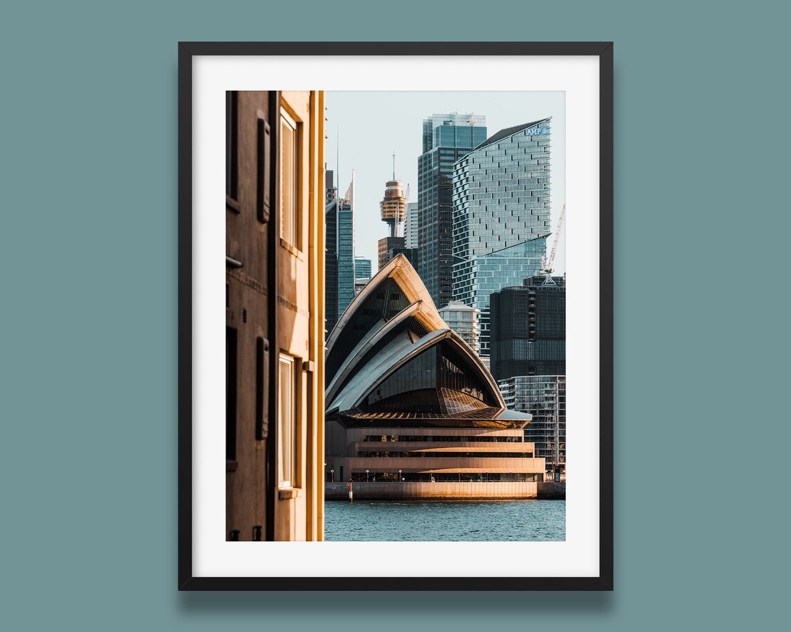 Sydney Opera House Travel Poster, Australia Landmark