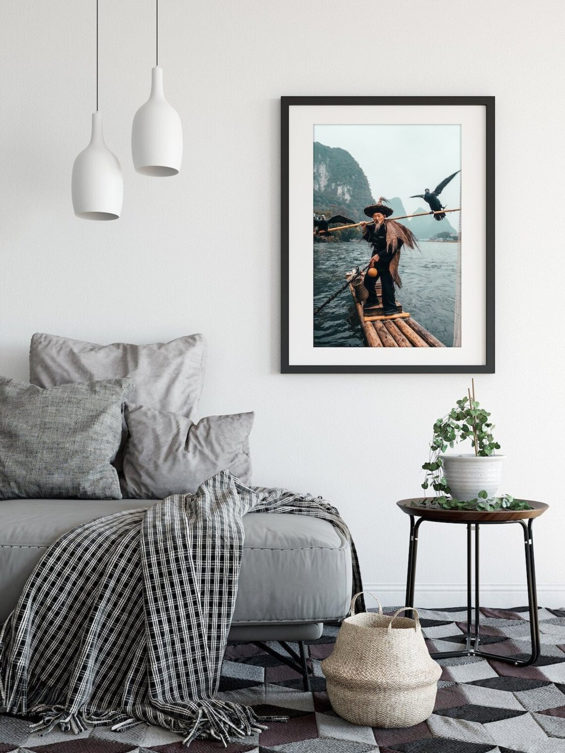 Yangshuo Cormorant Fisherman Travel Poster - Image 2