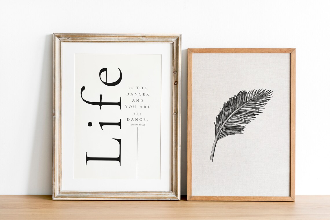Eckhart Tolle Inspirational Quote Art Print for Dance - Image 5