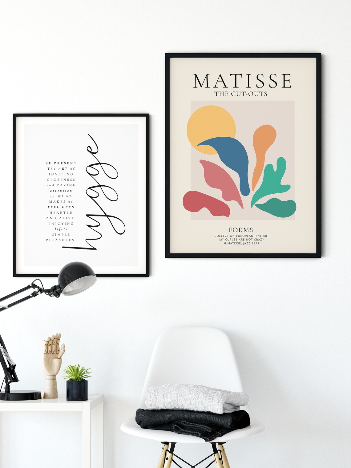 Henri Matisse The Cut-Outs Forms Colorful Abstract Art Print Mid Century - Image 3