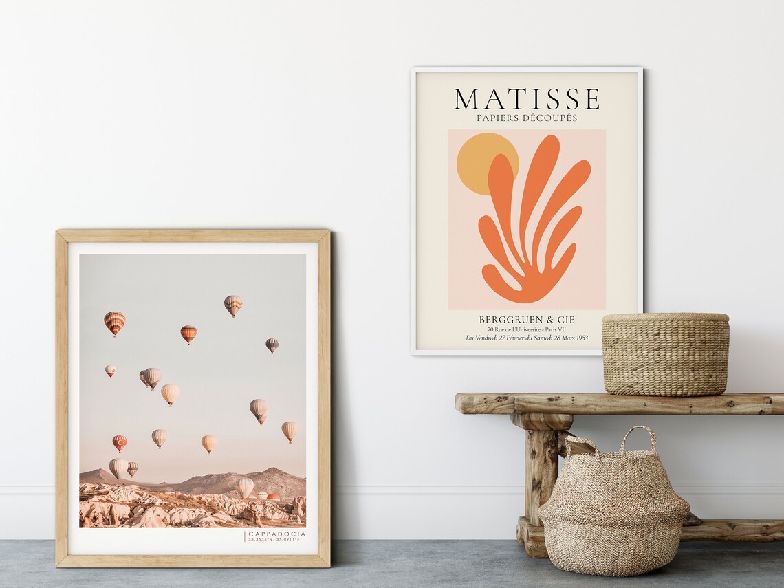 Henri Matisse Papiers Decoupes Orange Abstract Exhibition Art Poster - Image 2