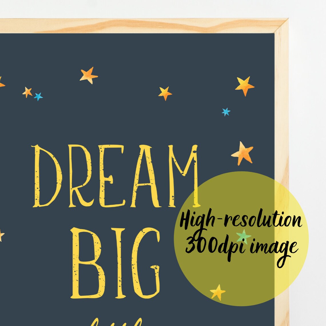Outer Space Nursery Art Print for Kids Room Decor - Image 3
