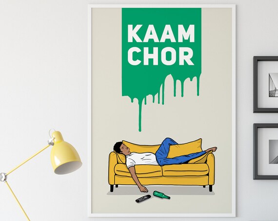 Indian Desi Kaam Chor Art Print