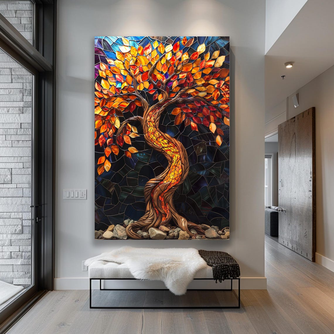Tree Decor Wall Art Tree Art Extra Large Africa Decor Natural Tree Decor Nature Lovers Gift Home Decor Outdoor Decor Art Decor - Image 3