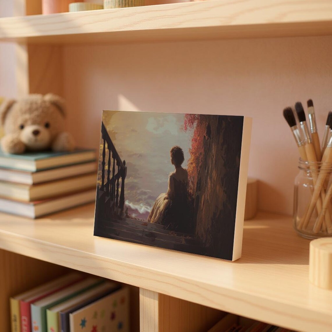 Romantic Sunset Paint by Numbers Kit Adults DIY Coastal Canvas Wall Art