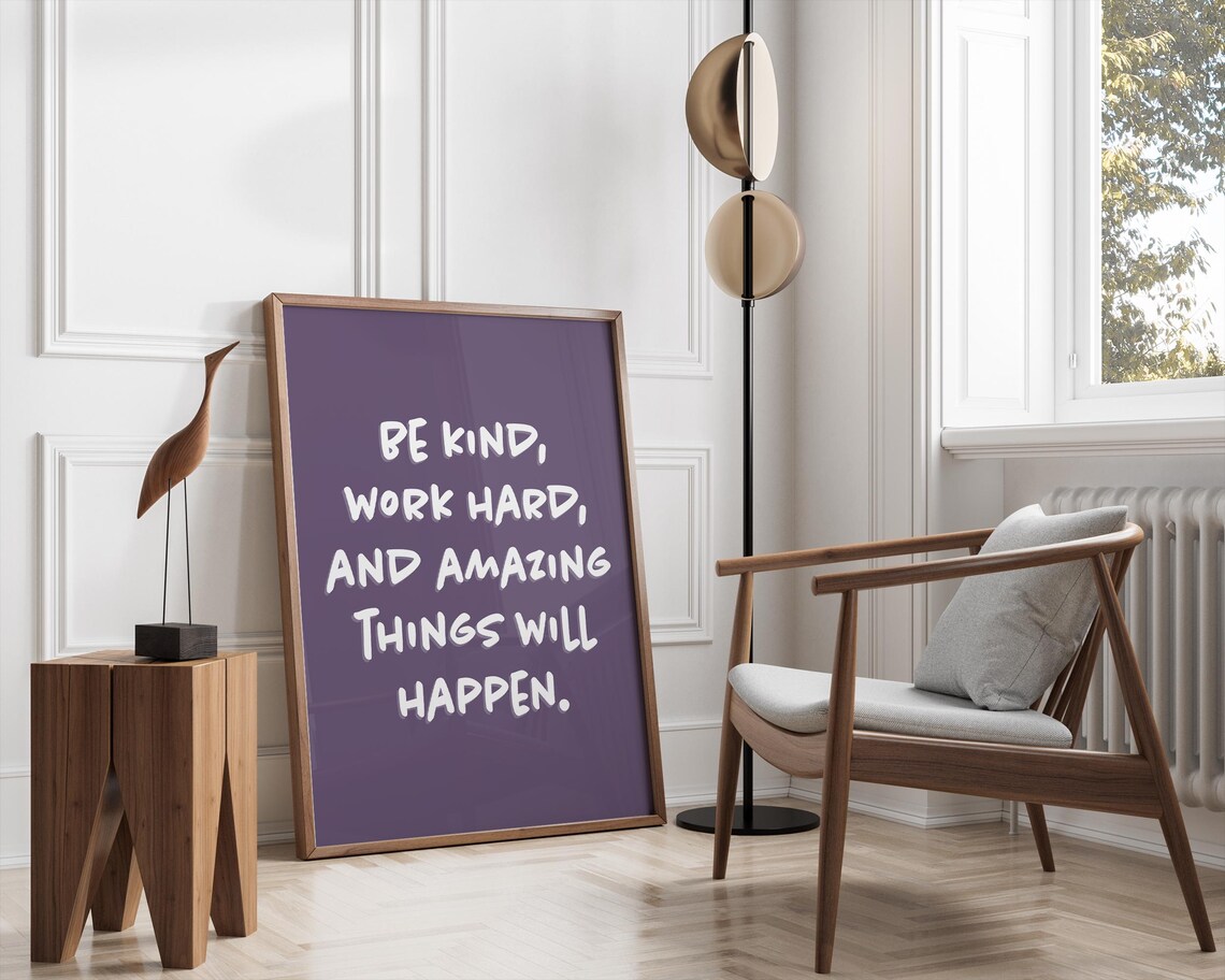 Motivational Quote Poster, Modern Office Decor - Image 3