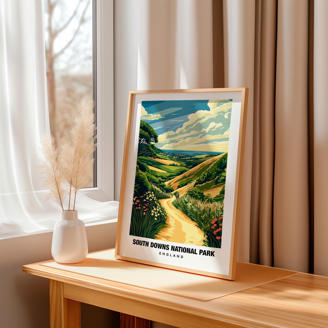 South Downs National Park, England Travel Poster - Image 3