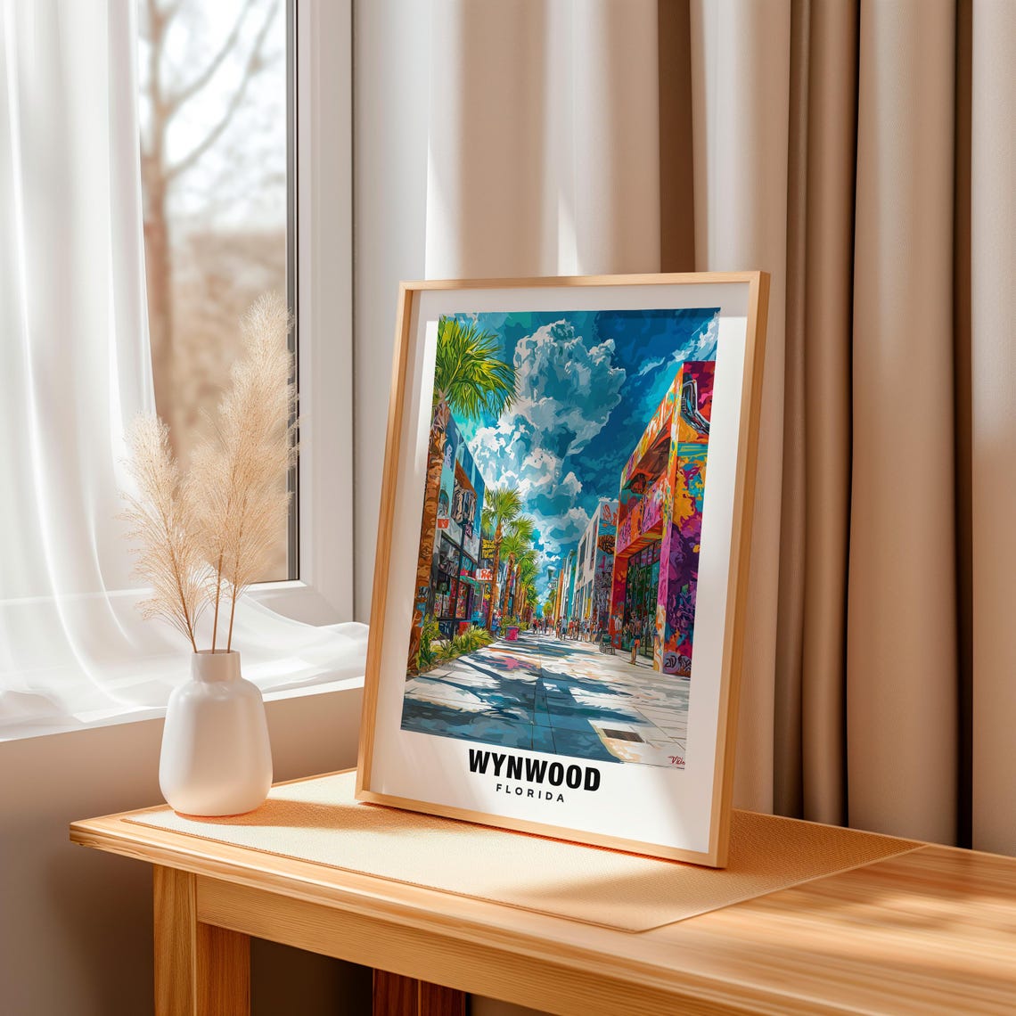 Wynwood Print Florida Poster Wynwood Views Wynwood Art Florida Charm Wynwood Beauty Cultural Heritage Art District Street Murals - Image 3
