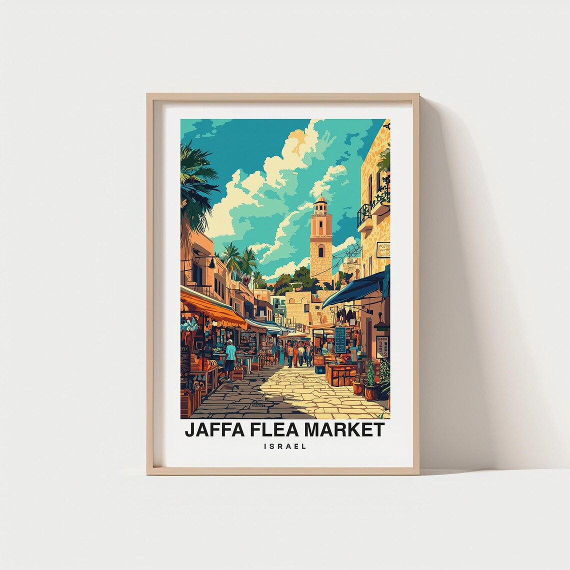 Jaffa Flea Market Travel Print Wall Art Jaffa Israel City Print Jaffa Flea Market Travel Gift Jaffa Flea Market Poster Travel Gift