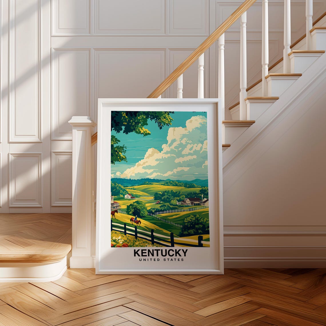 Kentucky Travel Print Usa Travel Poster Kentucky Travel Gift City Poster Kentucky Culture Kentucky Poster