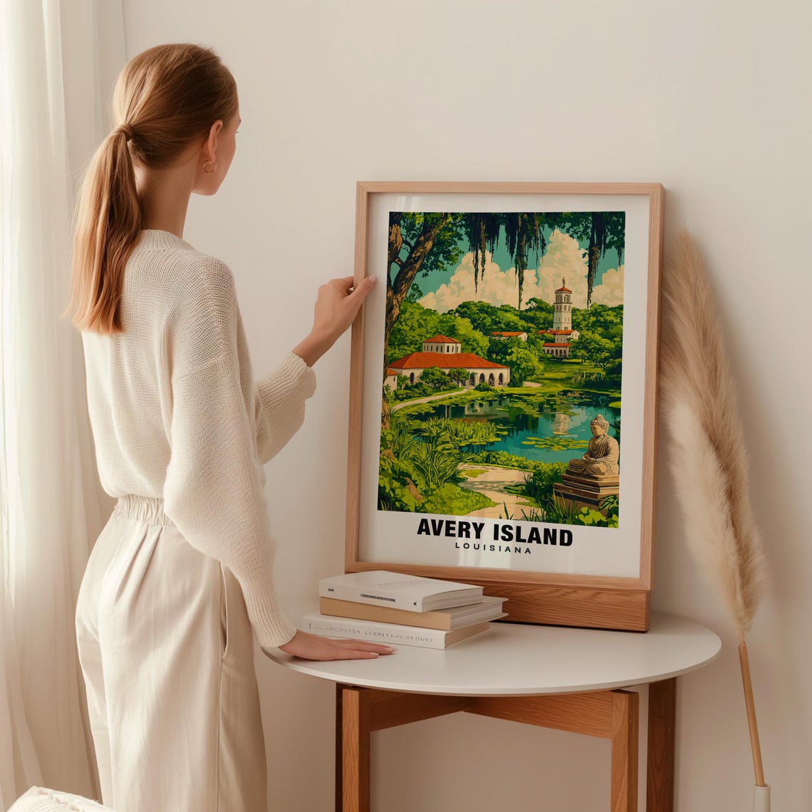 Avery Island Print Louisiana Poster Avery Island Views Avery Island Art Louisiana Charm Avery Island Beauty Coastal Heritage Usa Art - Image 2