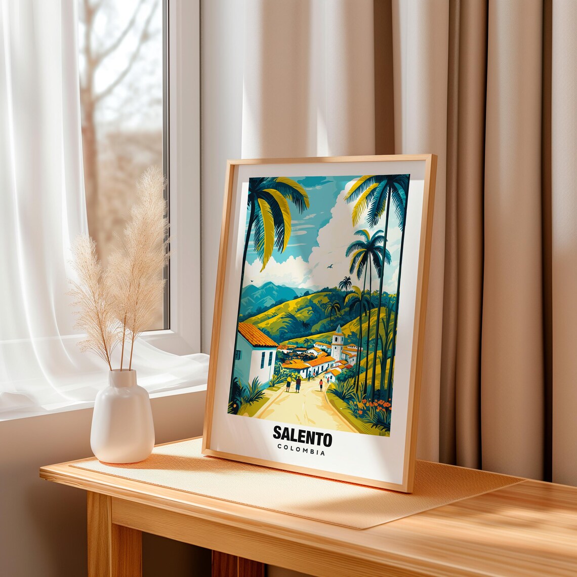 Salento Print Colombia Poster Salento Views Salento Coffee Salento Town Colombia Charm Salento Beauty Salento Heritage Salento Art - Image 3