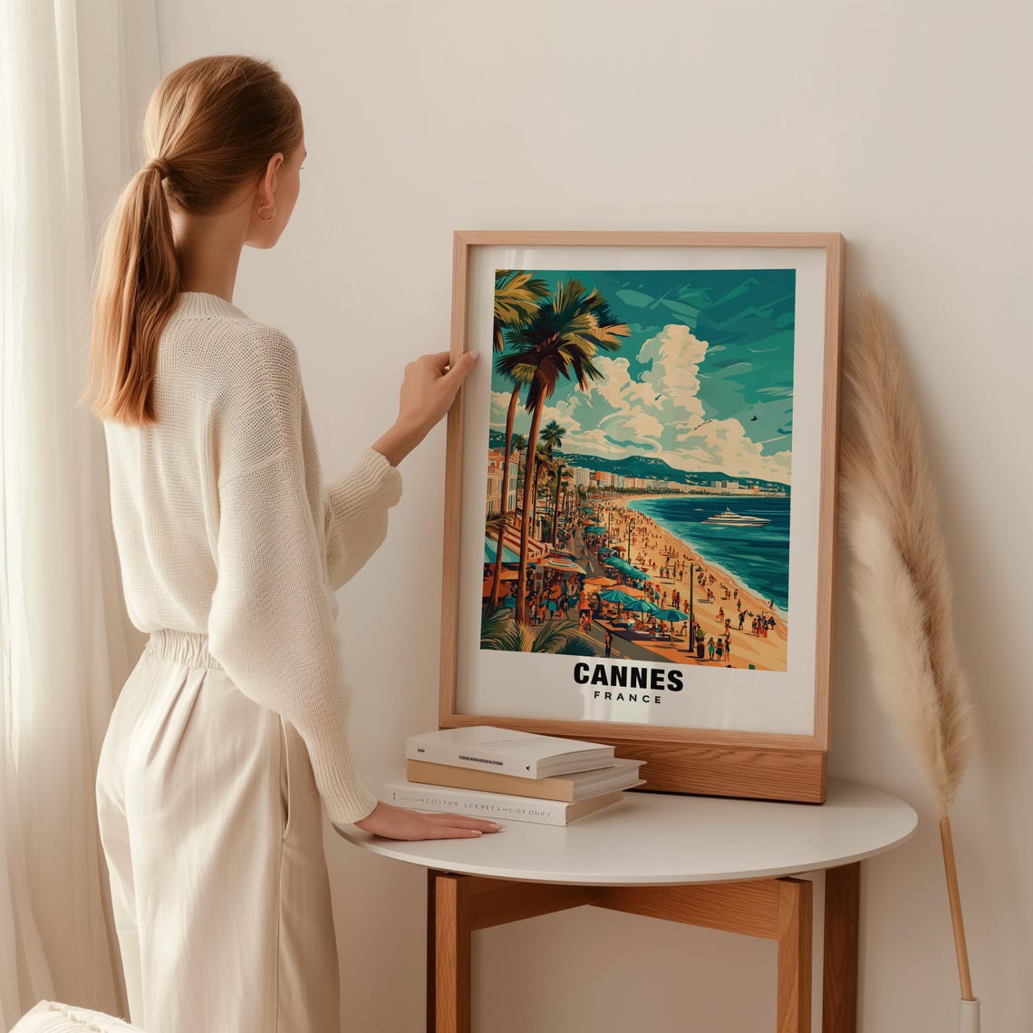 Cannes Print France Poster Cannes Views Cannes Beaches Cannes Town France Charm Cannes Beauty Cannes Heritage Cannes Art France - Image 2