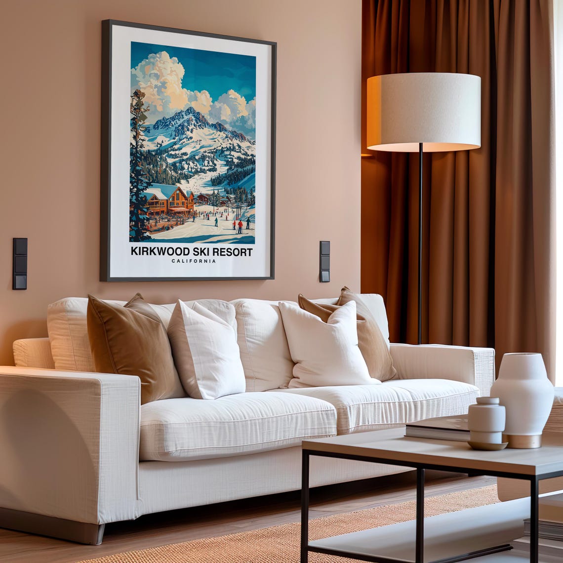 Kirkwood Ski Resort Poster California California Print Kirkwood Ski Resort Travel Gift Kirkwood Ski Resortgift - Image 4