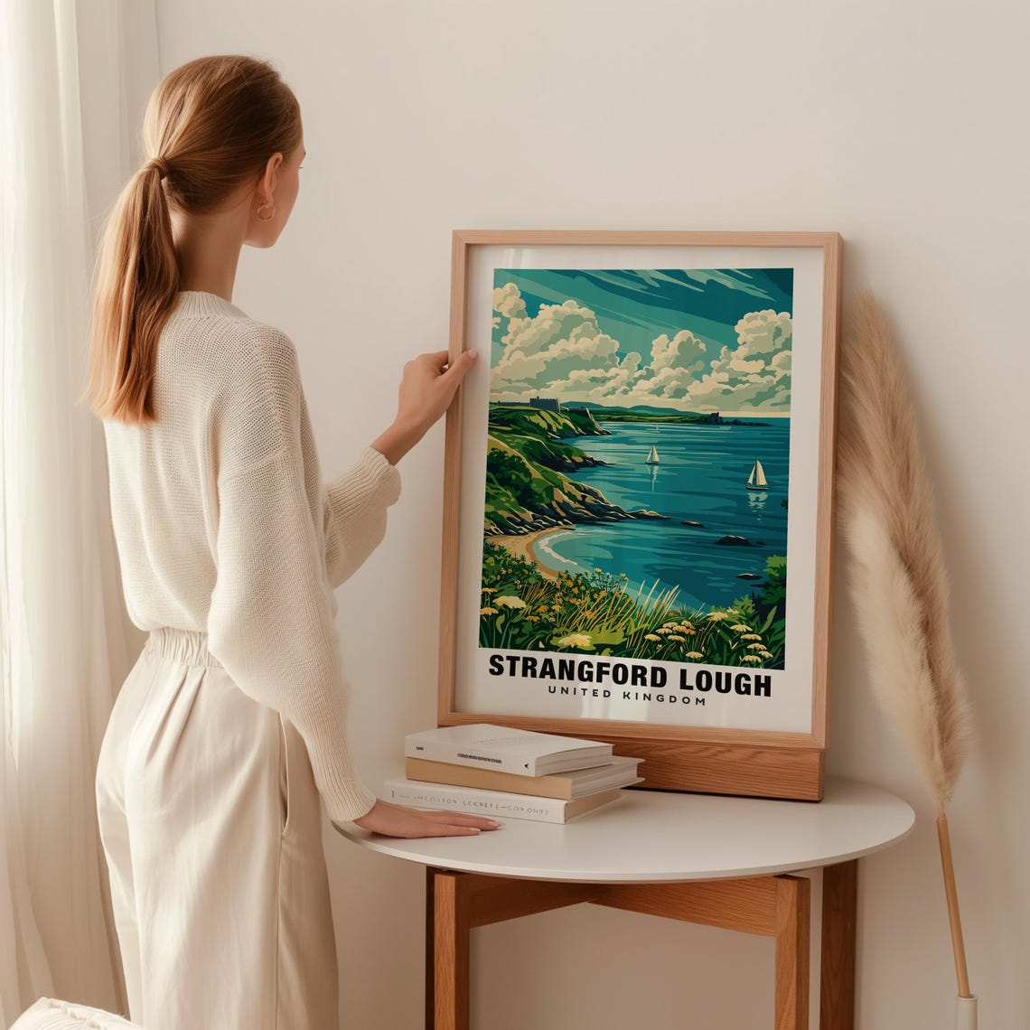 Strangford Lough Print Northern Ireland Poster Strangford Lough Views Strangford Lough Coast Strangford Lough Wildlife Northern Ireland - Image 2
