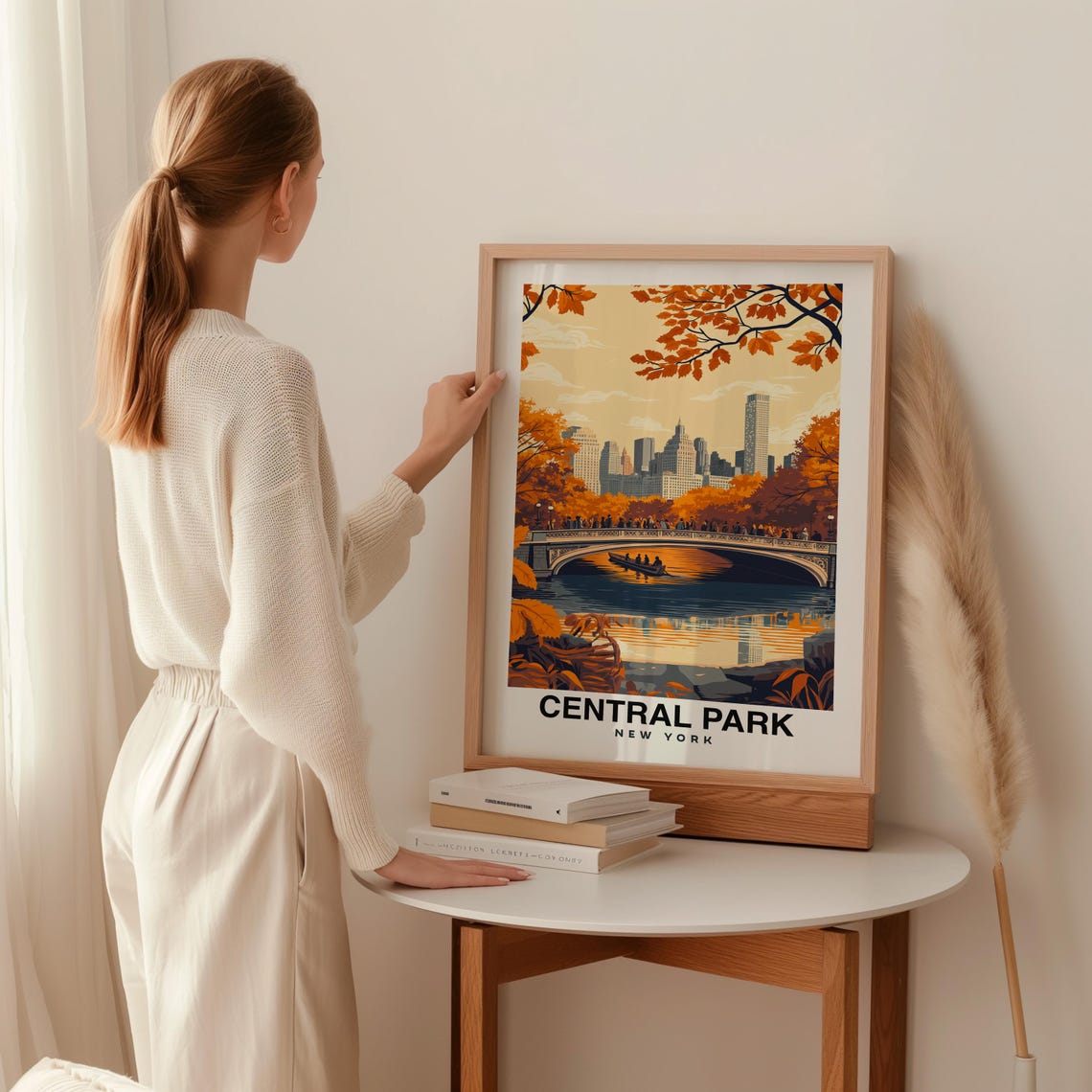 Central Park Print Usa Poster Travel Wall Art New York Poster Scenic Print Urban Decor Nature Art Cityscape Print Travel Poster - Image 2