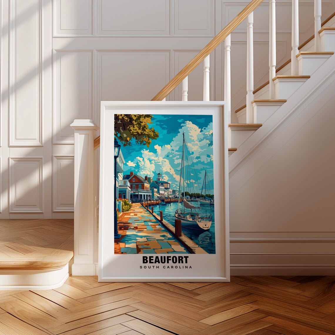 Beaufort Print South Carolina Poster Beaufort Views Beaufort Landmarks Beaufort City South Carolina Charm Beaufort Beauty Beaufort