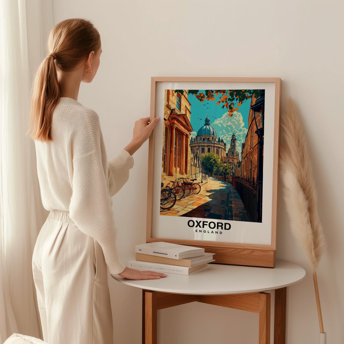Oxford Travel Print Wall Art Oxford United Kingdom City Print Oxford Travel Gift Oxford City Poster Travel Gift - Image 2