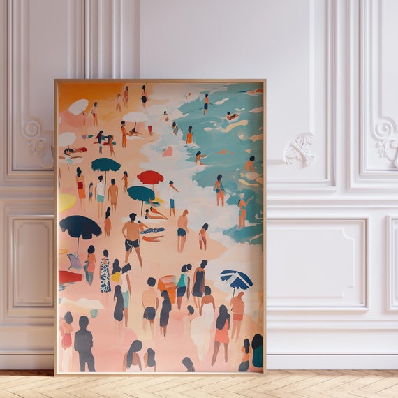 Surf Poster Vintage Surf Wall Art Coastal Art And Prints Beachy Wall Art Matisse Print Beach Print For Room Or Above Couch