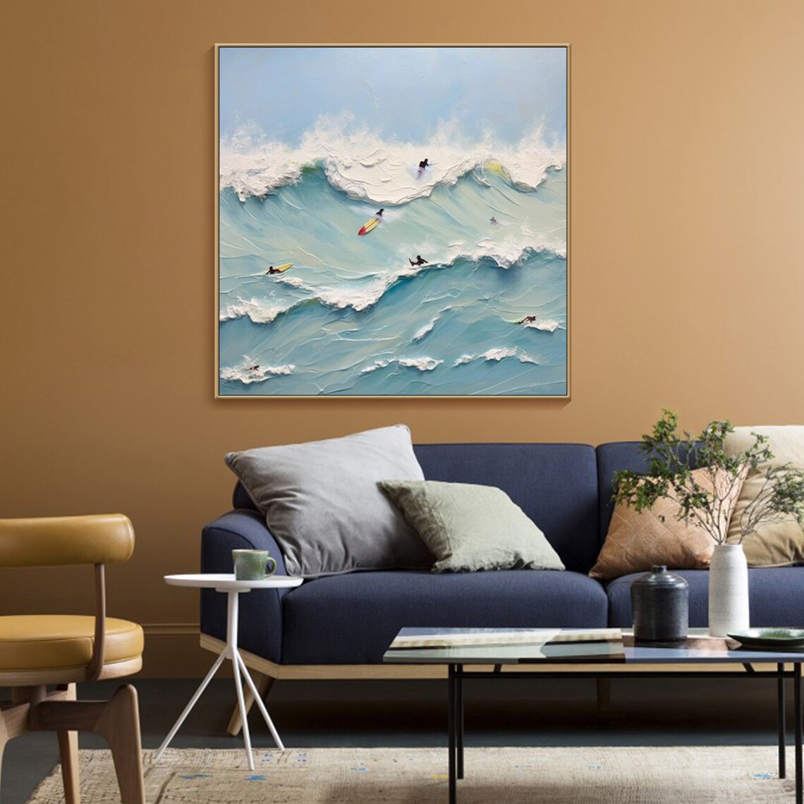 Happy Coast Painting, Personalized Summer Wall Art - Image 3