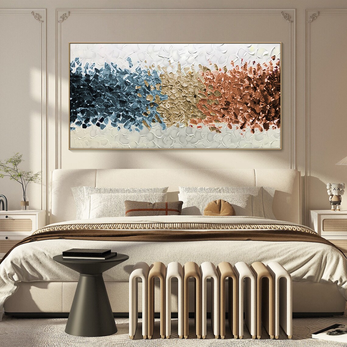 Neutral Wabi Sabi Abstract Boho Art Print - Image 3