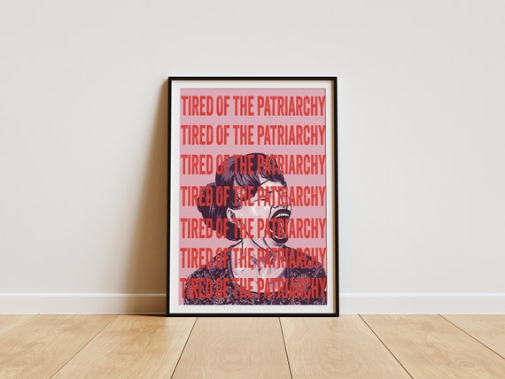 Sassy Feminist Print Contemporary Feminist Poster Feminist Illustration Feminist Wall Art Gift For Feminist Gift For Her Retro Poster