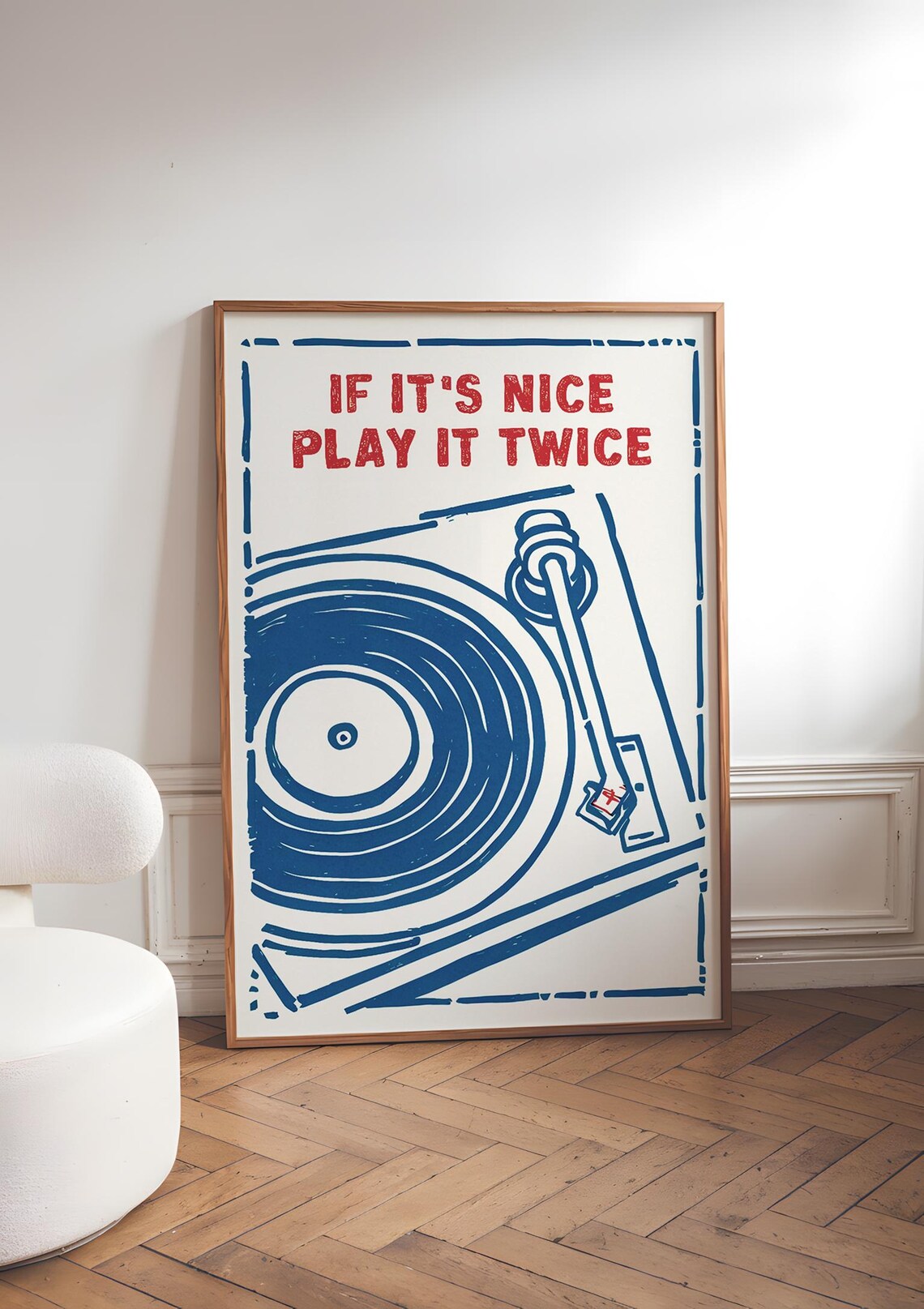 Retro Vinyl Record Player, Vintage Home Decor - Image 5