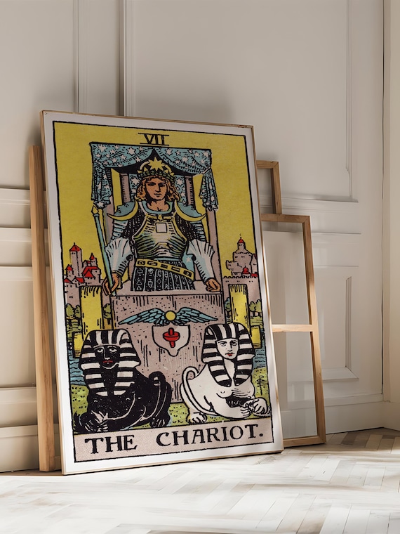 Tarot Cards Rider Waite, The Chariot Poster