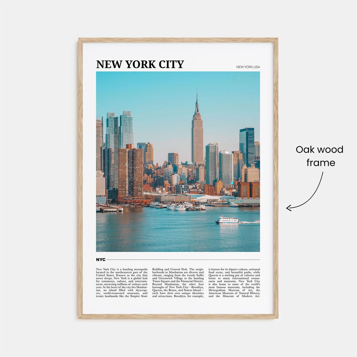 New York City Travel Poster, City Wall Art - Image 3