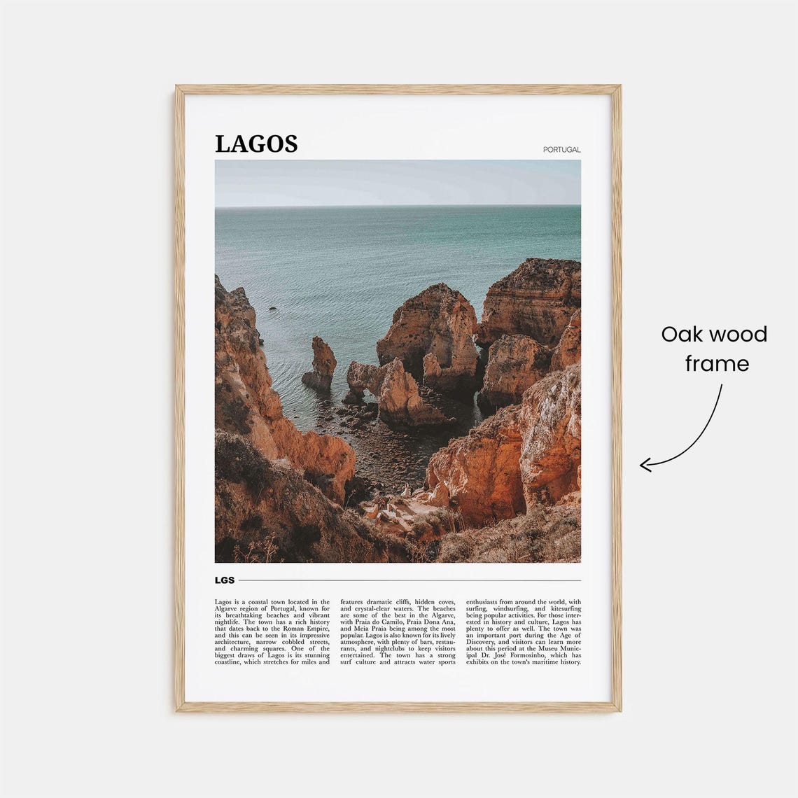 Lagos Travel Poster Portugal Lagos Wall Art Lagos Poster Print Lagos Photo Lagos Decor Portugal - Image 3