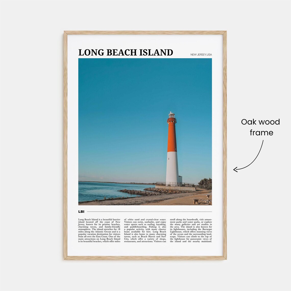 Long Beach Island Photo Decor Travel Poster - Image 3