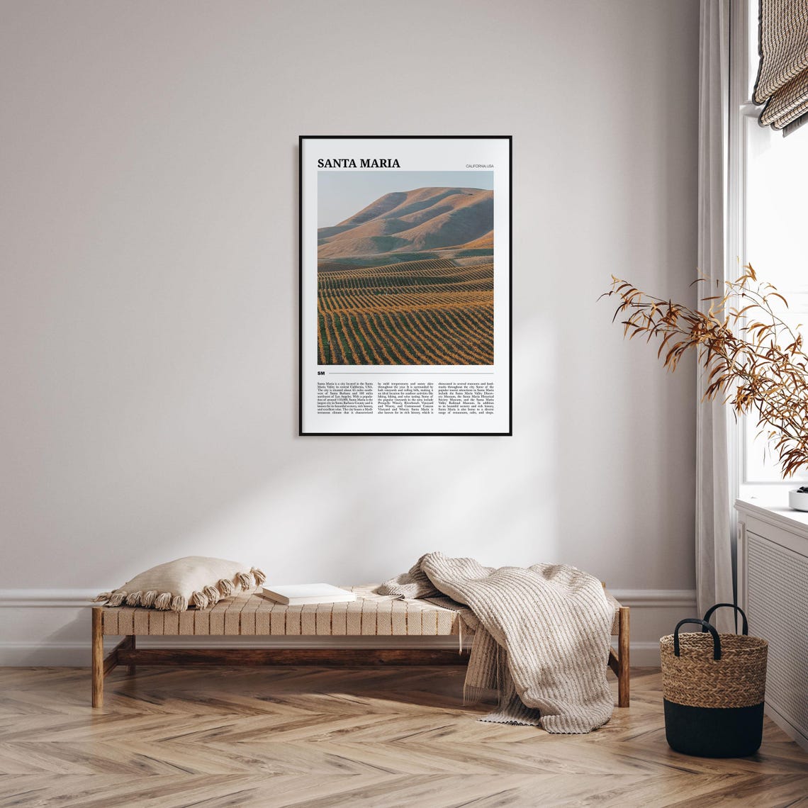 Santa Maria California Wall Art Print - Image 4