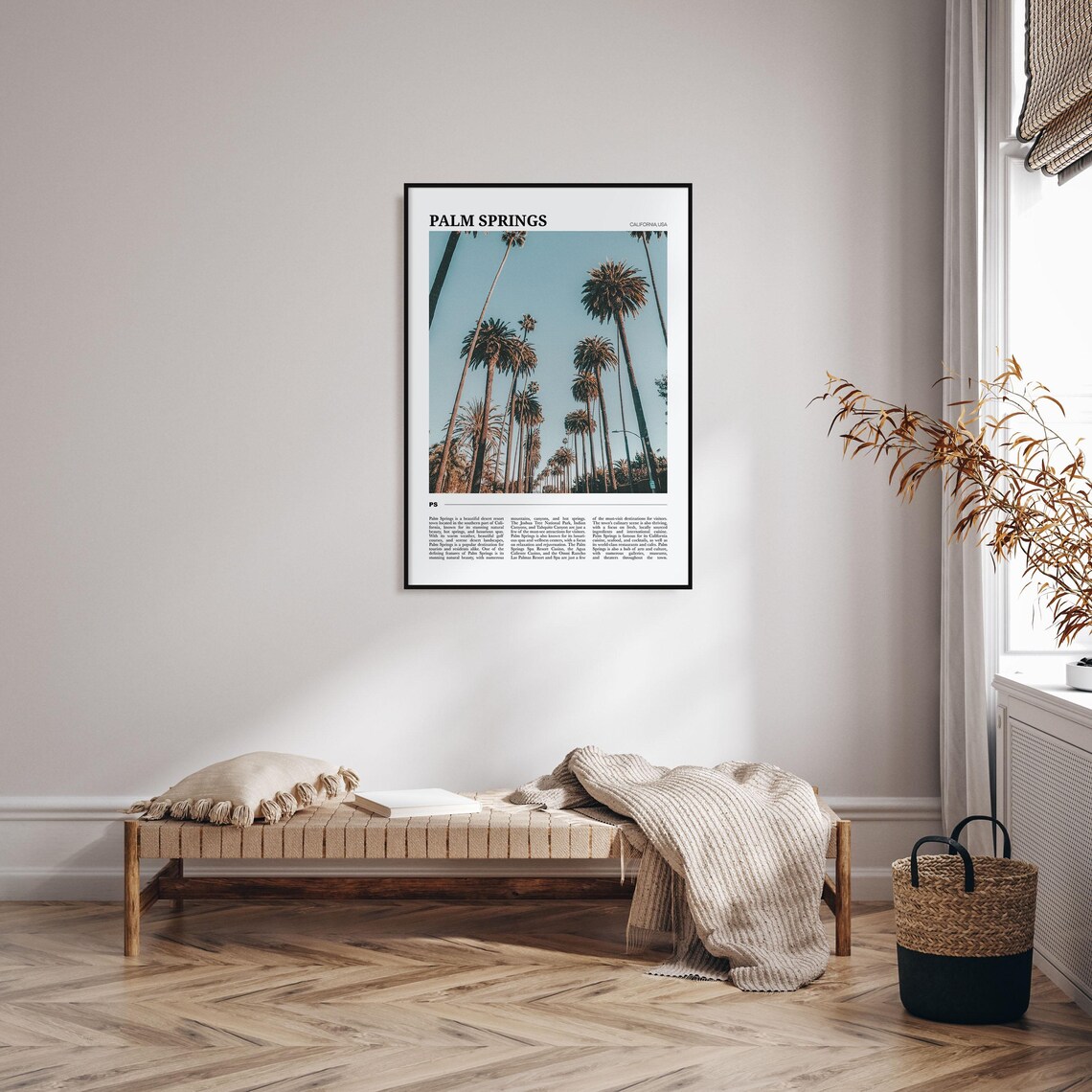 Palm Springs Travel Poster, California USA Wall Art - Image 4