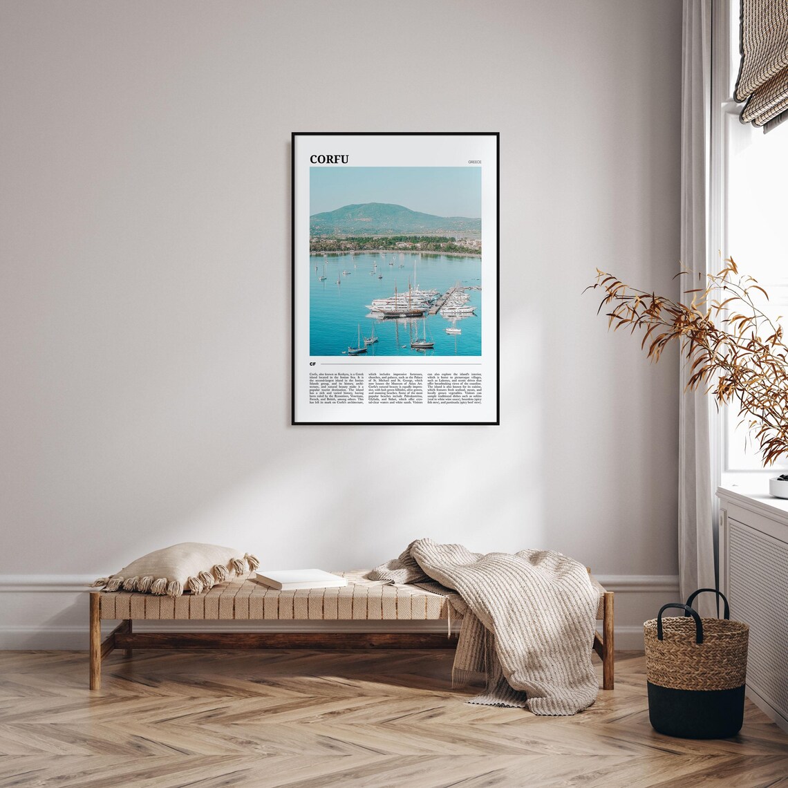 Corfu Travel Poster, Greece Destination Art Print - Image 4