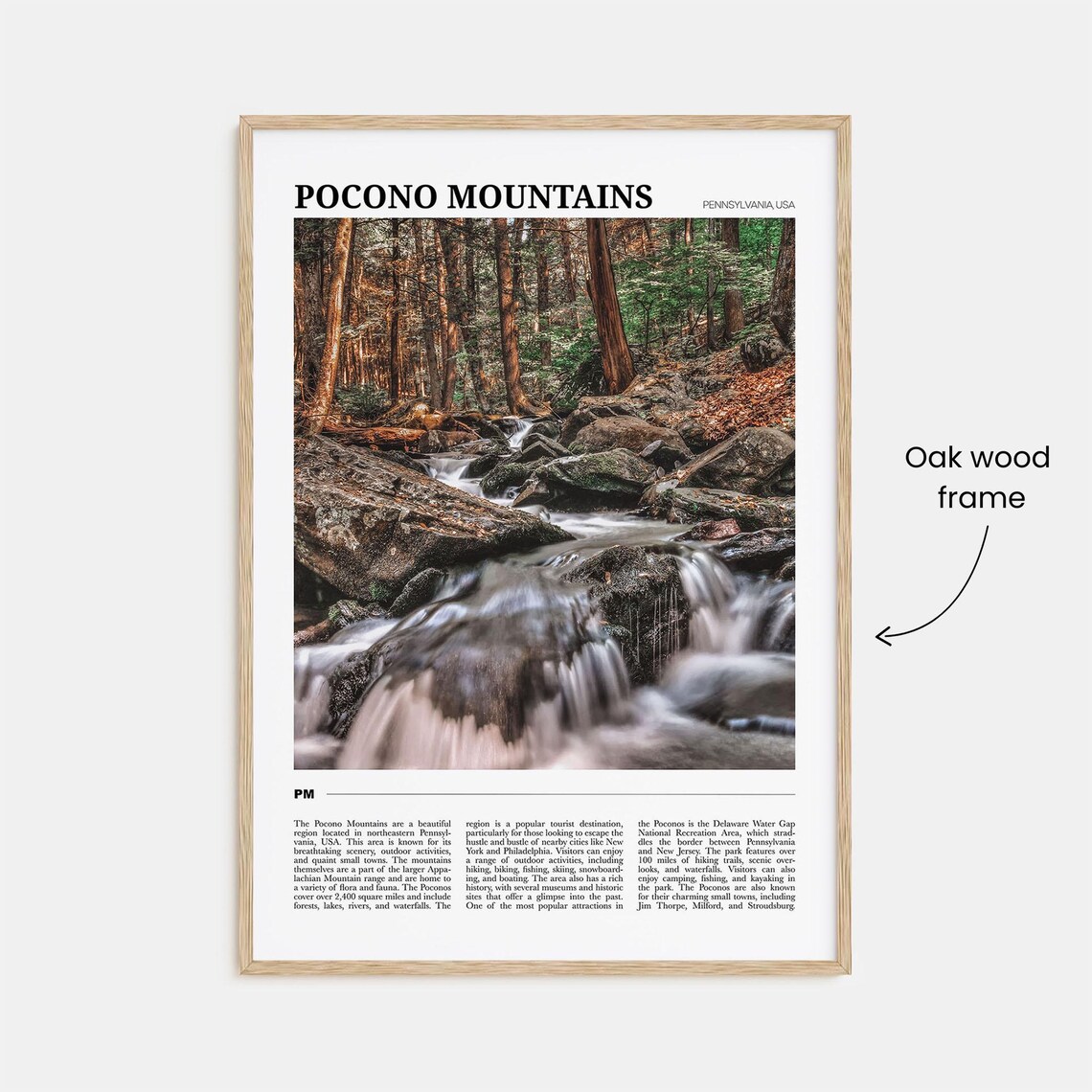 Pocono Mountains Travel Poster, Pennsylvania Wall Art - Image 3