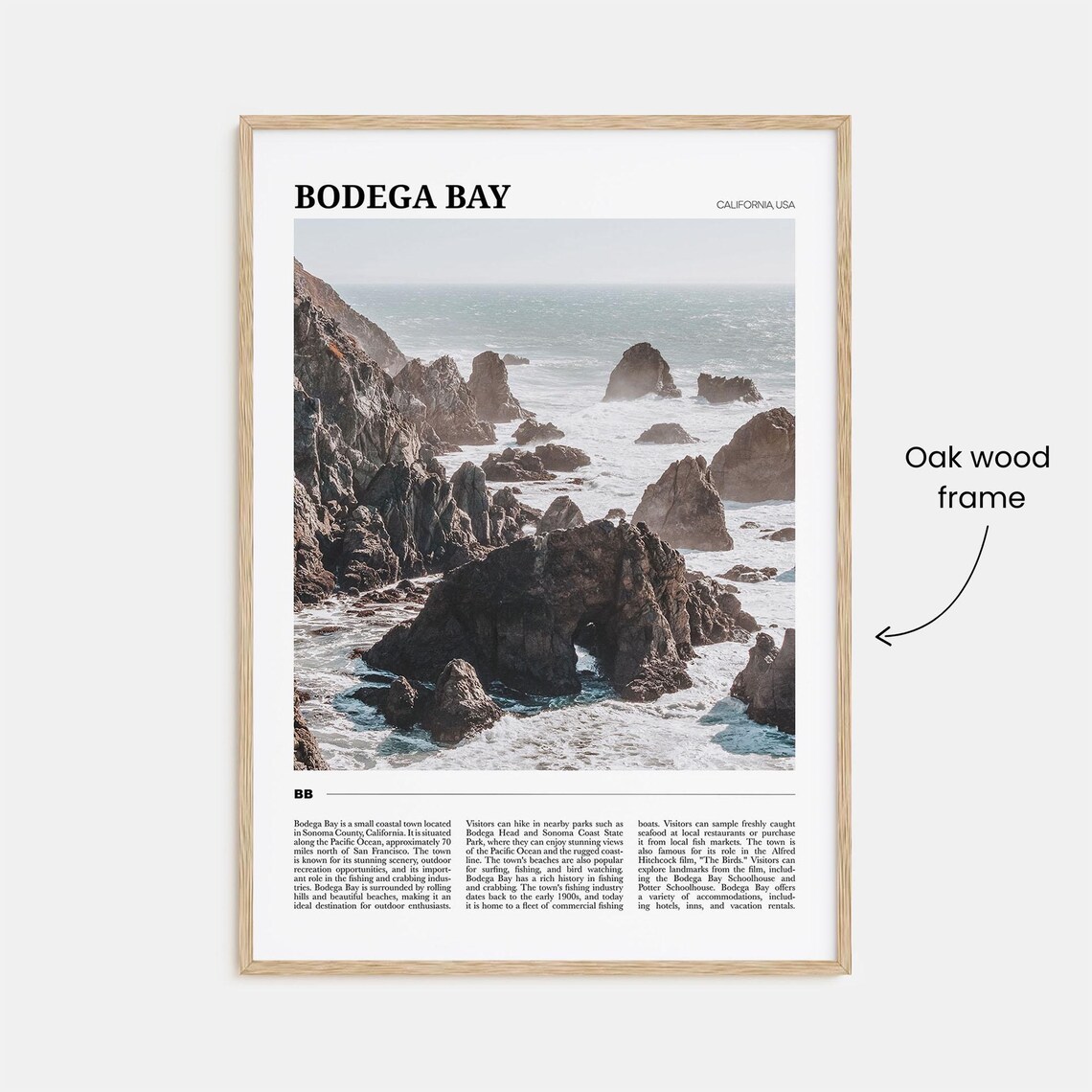 Bodega Bay Travel Poster, California USA - Image 3