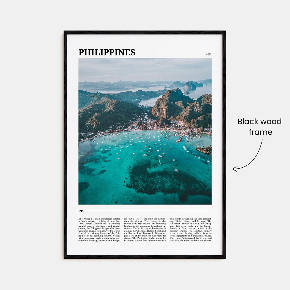 Philippines Travel Poster No. 1, Asia Art Print - Image 2