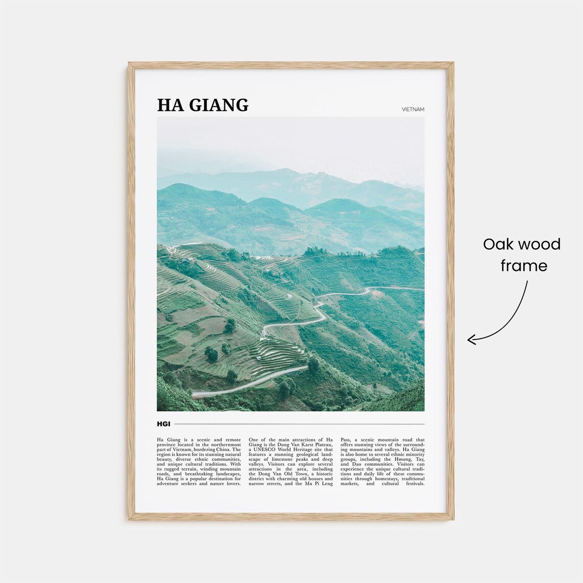 Ha Giang Travel Poster, Vietnam Wall Art Print - Image 3