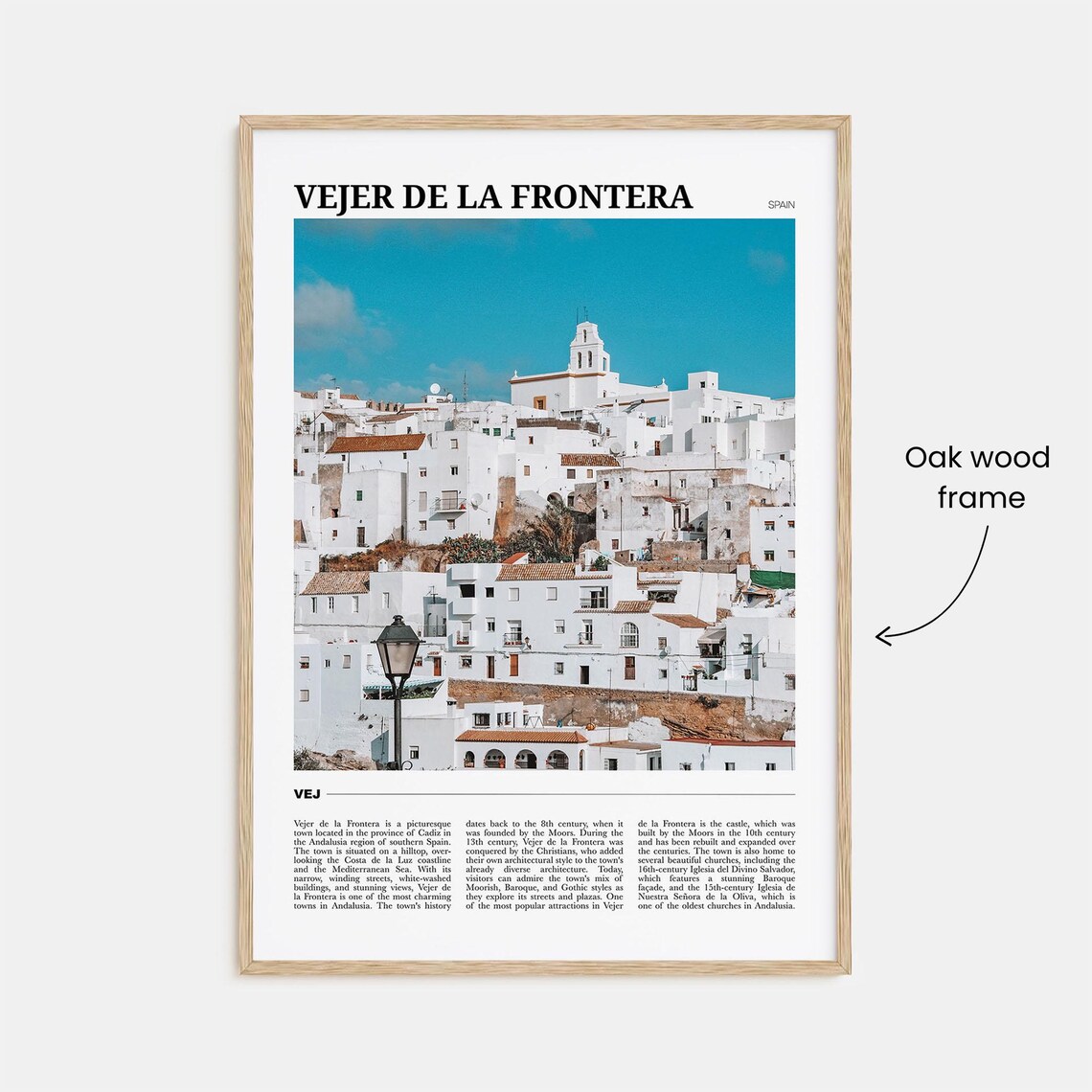 Vejer De La Frontera Travel Poster, Spain - Image 3