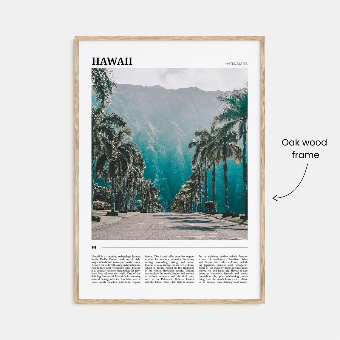 Hawaii Travel Poster No 1 Poster Print - Image 3