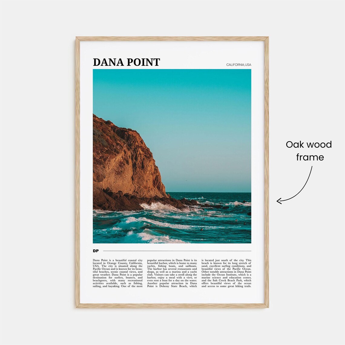 Dana Point Travel Poster, California USA Wall Art - Image 3