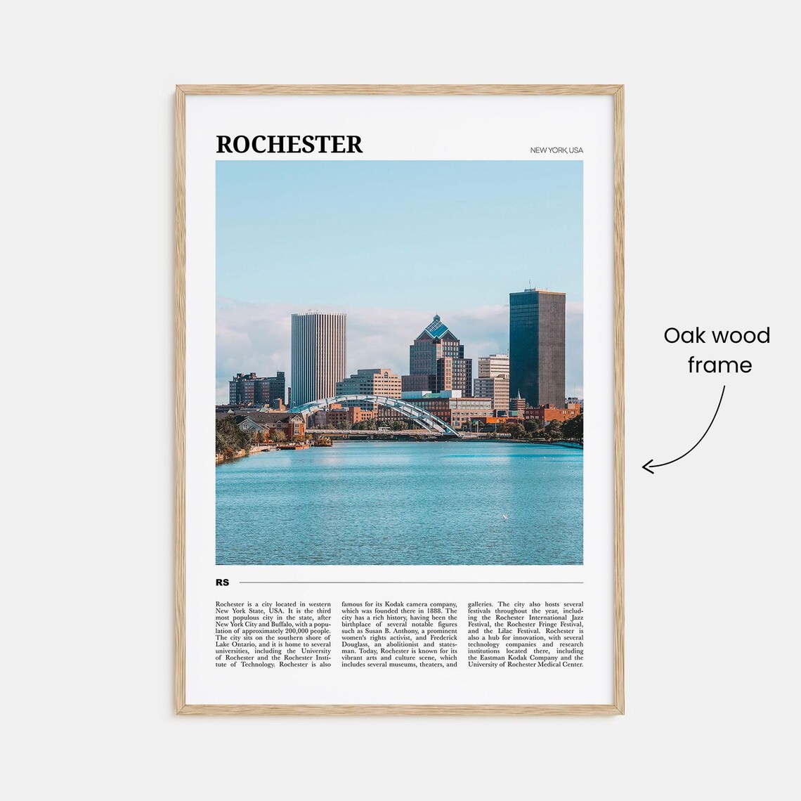 Rochester Travel Poster, New York Travel Poster - Image 3