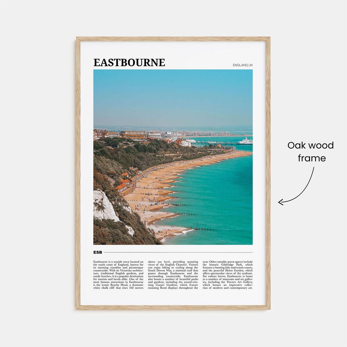 Eastbourne Travel Poster Eastbourne Wall Art Eastbourne Poster Print Eastbourne Photo Eastbourne Decor England Uk - Image 3